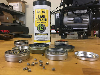 Otis Lead Cleaning Hand Wipes and Air Gun Pellets